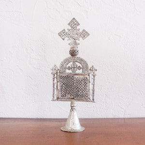 Vintage Silver Coptic Cross- Small